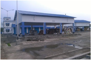Open Market Shed,Mathabhanga-II Krishak Bazar
